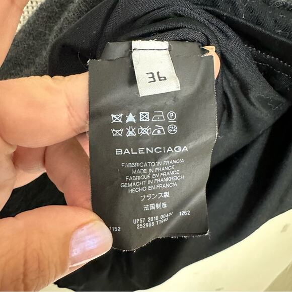 Balenciaga Paris Vintage Distressed Mini Dress - Picture 11 of 12